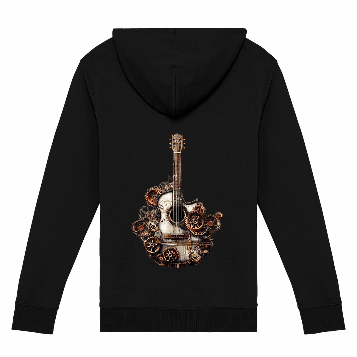 Guitare - Sweet zippé à capuche - Steampunk