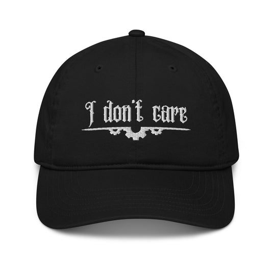 Casquette bio I don't care