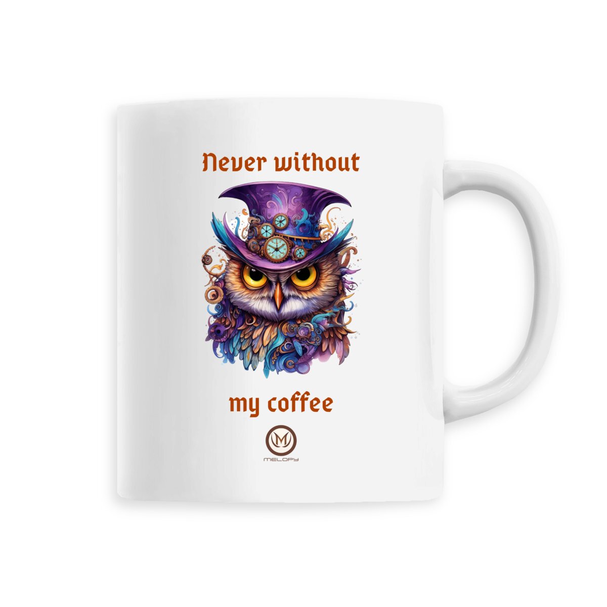 Never without my coffee - Mug