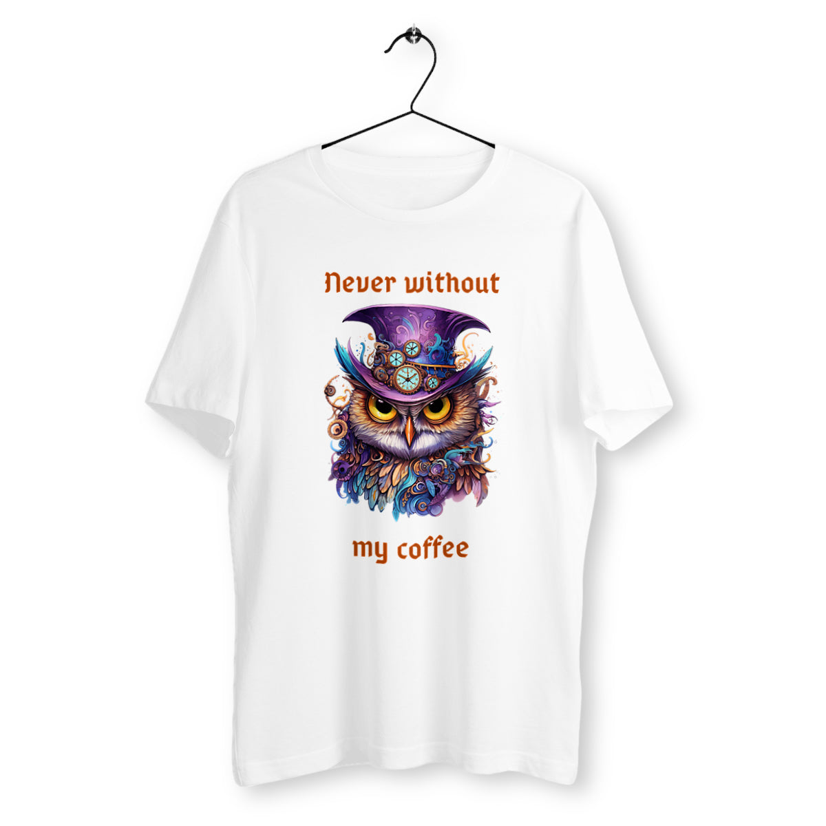 Never without my coffee - Tshirt homme